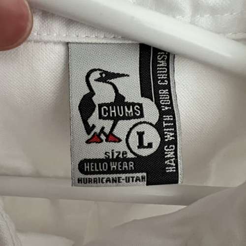 Chum CH02-1150 牛津紡男款長袖裇衫 白衫 L Size