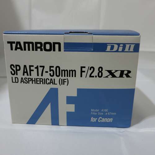 Tamron SP AF 17-50 F/2.8 XR Di II LD Aspherical (A16) For Canon
