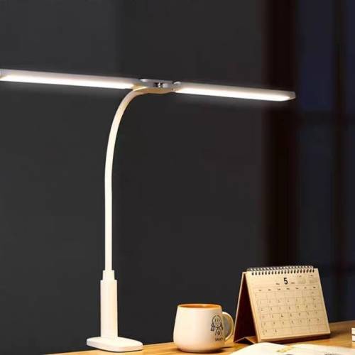 usb雙倍護目燈檯燈學習專用書桌學習閱讀兒童學生夾式床頭燈房間照明燈desk lamp