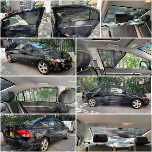 Honda Civic FA1 FD2 全車磁石濾光窗網太陽擋