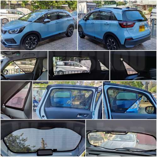 新款 Jazz Fit GR GS 全車磁石濾光窗網太陽擋