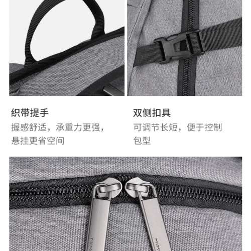 20吋 商務電腦雙肩包 (深灰色)