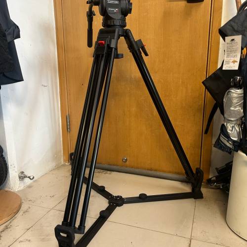 Cartoni Focus 8 2-Stage 鋁攝錄腳 with ground spreader