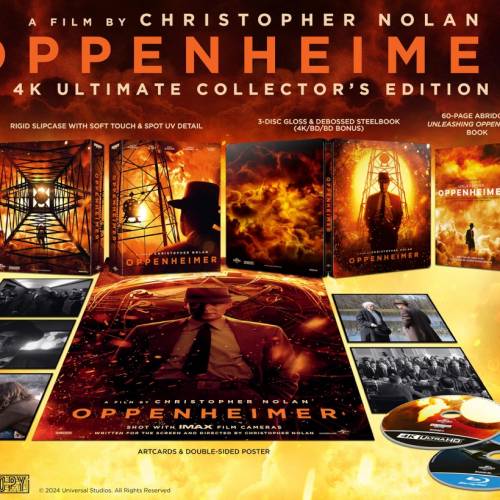 英版 Oppenheimer 奧本海默 三碟鐵盒珍藏版 4K+BD