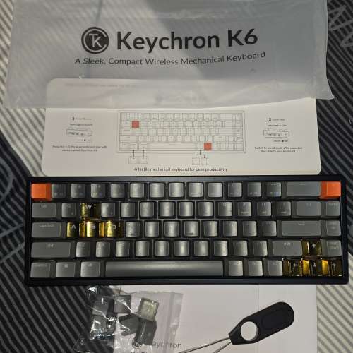 Keychron K6 68鍵彩光藍牙無線機械鍵盤