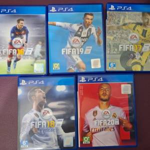 PS4 playstation 4 fifa 16 17 18 19 20 每盒 $55 沙田第一城站至九龍灣站交收