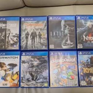 Playstation 4 PS4 遊戲 each $60 沙田第一城站至九龍灣站交收