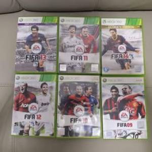 Xbox 360 足球遊戲 Fifa 09 10 11 12 13 14 每款$40 沙田第一城站至九龍灣站交收