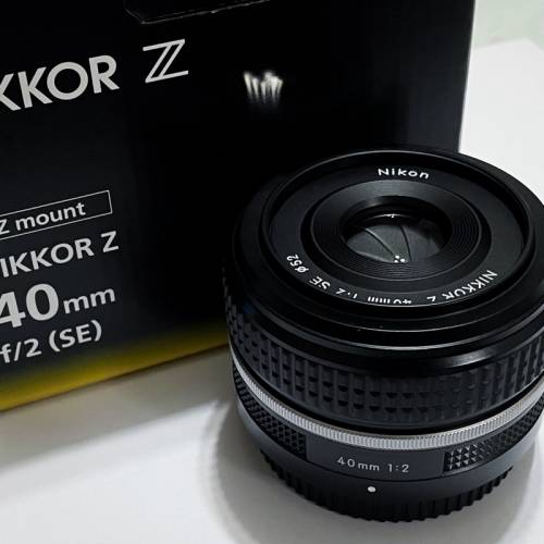 [ FS ] 行貨 Nikon Nikkor Z 40mm/ f2 (SE) …… for Nikon Zf / Zfc