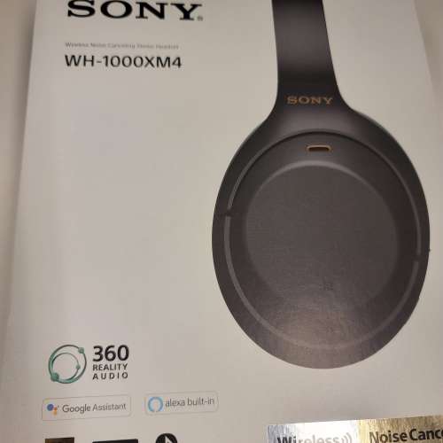 Sony 耳機 WH-1000XM4 黑色 99%新 保養期約2024年10月
