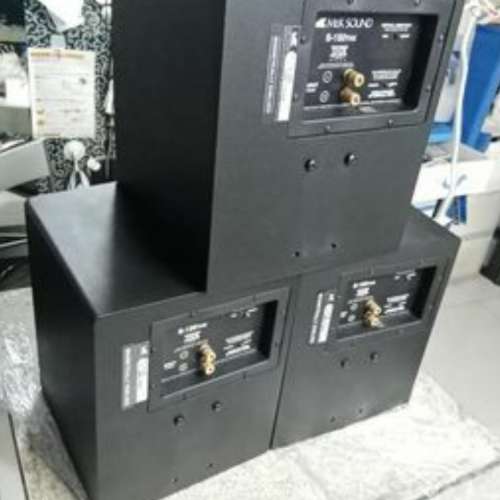 MK SOUND S150 THX喇叭(LCR共三隻)加專用鑄鐵直立腳架三隻