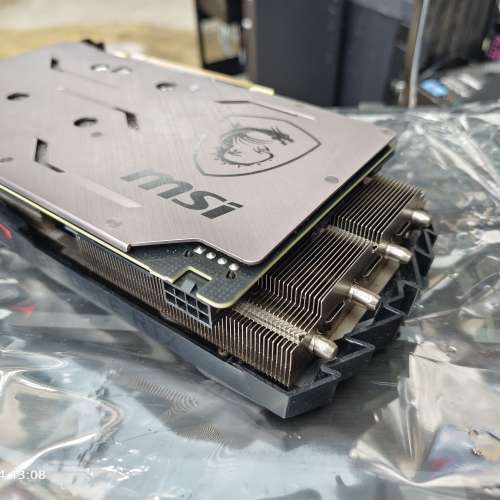 msi 魔龍 RTX2060 顯卡 95%新，清理乾淨直接使用即可