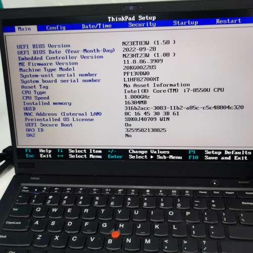 三部高質Lenovo X1 Carbon gen5 gen6 仲有部X390全部著機最平果部X1 Carbon gen 6 ...