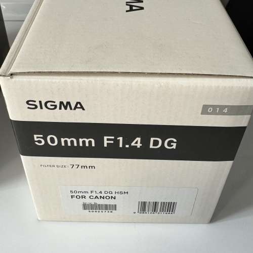 sigma 50mm f1.4 dg hsm art for canon
