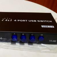 4 Port USB 2.0 Share Switch High Quality Switcher Selector Box Hub For PC Scanne