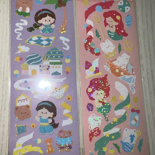 迪士尼公主貼紙