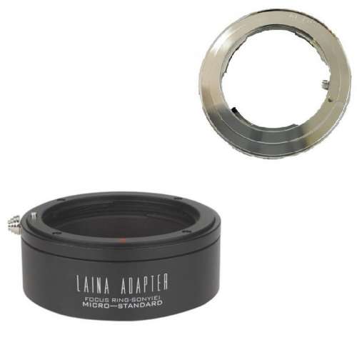 LAINA Nikon Nikkor F Mount D/SLR Lens To Sony Alpha E-Mount (微距神力環)