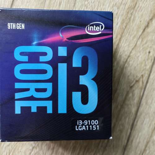 Intel I3 9100 CPU 有保養