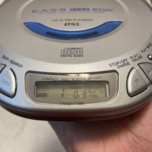 awia xp-v411 discman walkman cd player 全正常 not sony