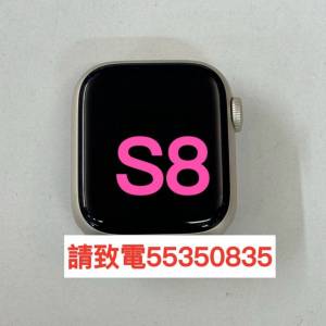 ❤️請致電55350835或ws我❤️Apple Watch S8 41mm LTE 99%新有保養到3月智能手錶s...