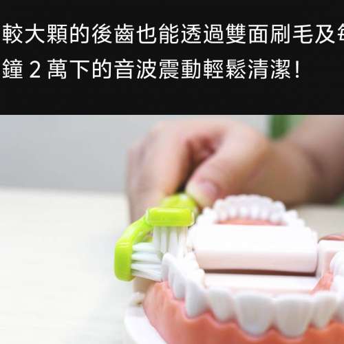 電動牙刷 (DuoPower 雙面斜角刷毛音波)