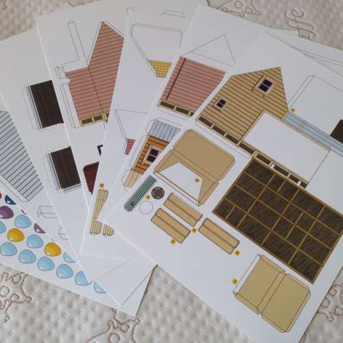 全新立體紙模型砌圖 3D紙模型 別墅模型 建築手工DIY