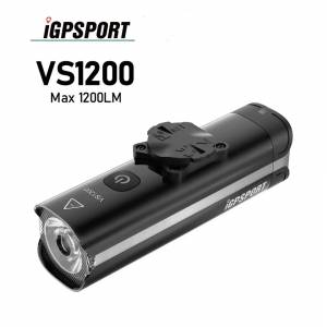 100%New Igpsport VS1200 SMART FRONT BIKE LIGHT