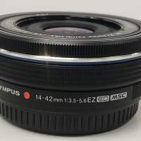 Olympus EZ 14-42mm f/3.5-5.6 ED MSC (黑色 電動變焦 餅鏡) - 95%新