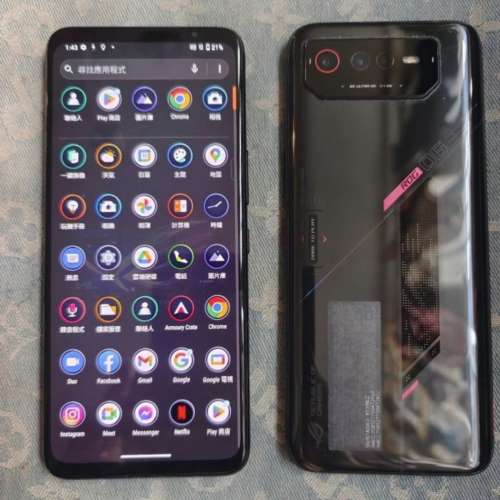 ASUS ROG 6 PHONE 6 12+256GB 國際版雙卡5G 新淨