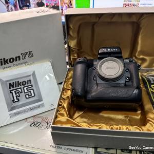 新春特價 : 98% New Nikon F5 50 Years Ann. Camera Bdy with box set $5880. Only
