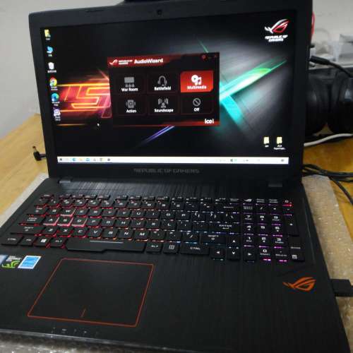 ASUS ROG Strix GL553VD 15.6 吋  GTX 1050  Intel Core i7-7700HQ 8GB DDR4 128GB...