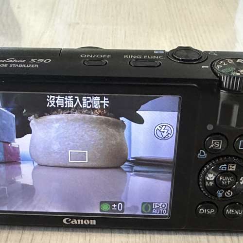 canon powershot s90 CCD