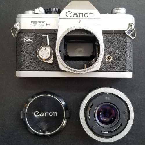 CANON FTB QL機身前期版連FD 50MM 1:1.8 S.C.標準鏡