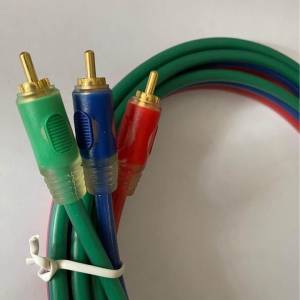 max cable pcocc rca 色差線 video cable ( 長2米) ( 0.5cm粗 )