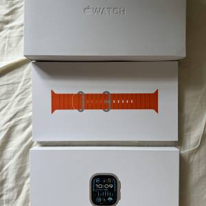 Apple Watch - Ultra 2 - Orange Ocean Band (99.9%New)
