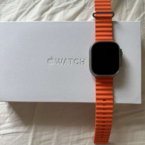 Apple Watch - Ultra 2 - Orange Ocean Band (99.9%New)