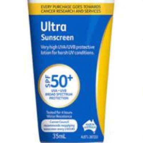全新 Cancer Council Ultra Sunscreen 澳洲 防曬霜 SPF50+ 35ml