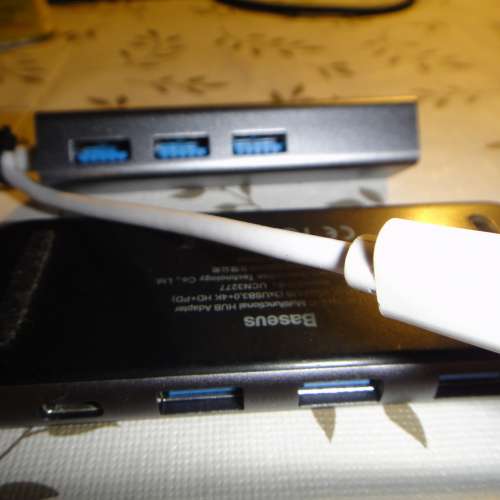 BASEUS Ucn3277 USB Type-c 3.0 Hub 3 Usb3.0 4k HDMI PD Charging Adapter Dock+USB3