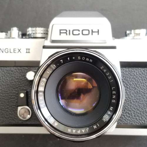 RICOH SINGLEX II 機械單鏡反光機AUTO RIKENON 50MM 1:1.7標準鏡