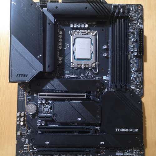 (新淨) MSI MAG Z690 TOMAHAWK WIFI DDR4底板連背板 (留意內容)