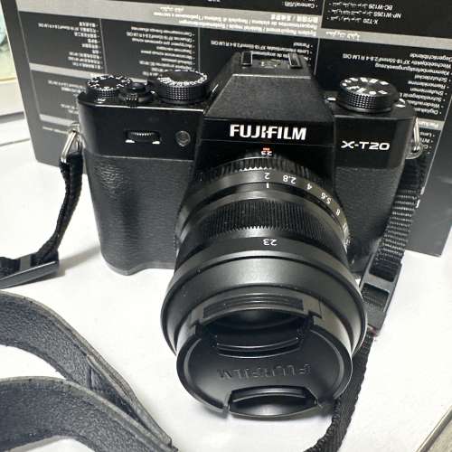 Fujifilm 富士 黑色 X-T20 xt20 + Fujinon 23mm F2 lens