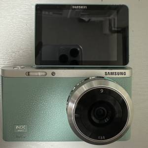 Samsung NX mini 湖水綠 可反mon自帶美顏功能相機