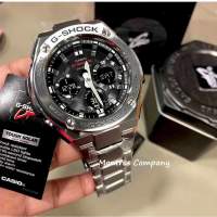 Montres Company香港註冊公司(26年老店)卡西歐 CASIO G-Steel 光動能 不鏽鋼錶帶 超...