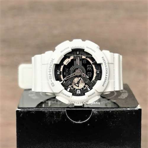 Montres Company香港註冊公司(26年老店) CASIO G-SHOCK 防磁 白色玫瑰金 超大錶徑 ...