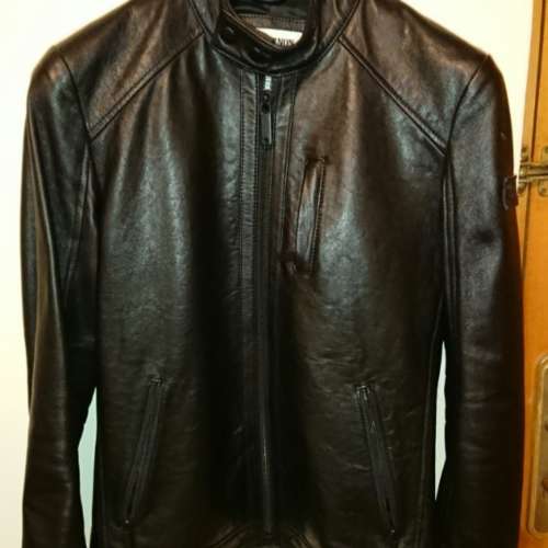 Chevigon leather jacket 羊皮二手皮褸