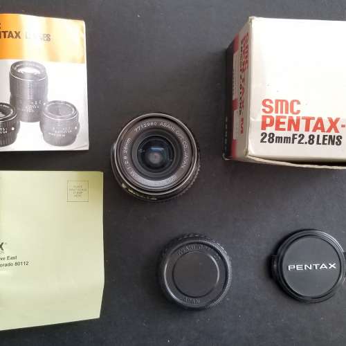 賓得SMC PENTAX-M 28MM 1:2.8 LENS廣角鏡