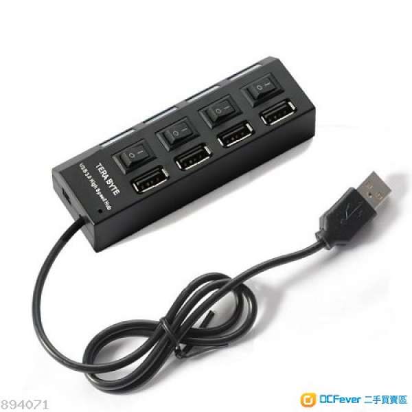 usb 1出4usb hub ,4口,usb 2.0 USB　分頭