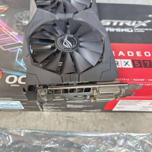 精品成色華碩RX570 OC 4G 超級新有埋盒