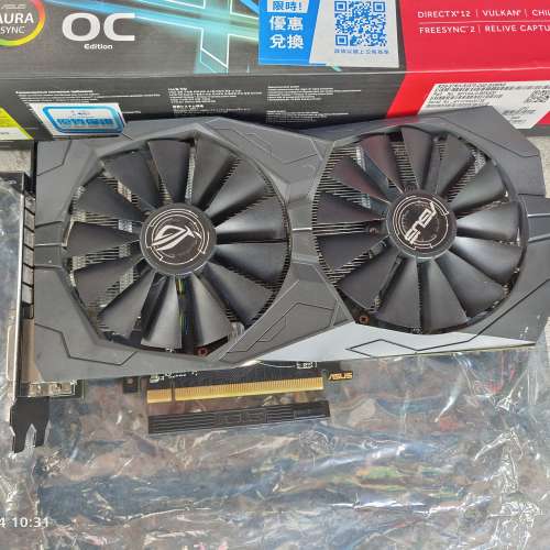 精品成色華碩RX570 OC 4G 超級新有埋盒