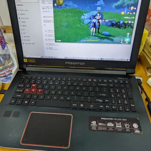 Acer helios 300 1060 7300hq 16gb ram 128+256 ssd